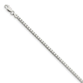 Sterling Silver 2.5mm Box Chain
